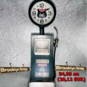 Ретро колонка часовник-касичка1